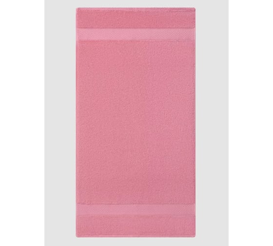 Полотенце Arya Home Arya Miranda Soft однотонное, 70x140 см, Сухая Роза 8680943039521