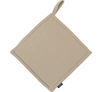 Прихватка Tkano из хлопка бежевого цвета из коллекции Essential, 22x22 см TK20-PH0004