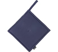 Прихватка Tkano из хлопка темно-синего цвета из коллекции Essential, 22x22 см TK22-PH0006