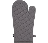 Прихватка-варежка Tkano из хлопка серого цвета из коллекции Essential, 33x17,5 см TK20-OM0003