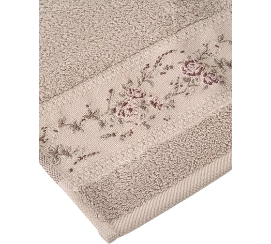 Полотенце Arya Home Arya Betsy бамбуковое, 50x90 см, Темно-бежевый 8680943225948