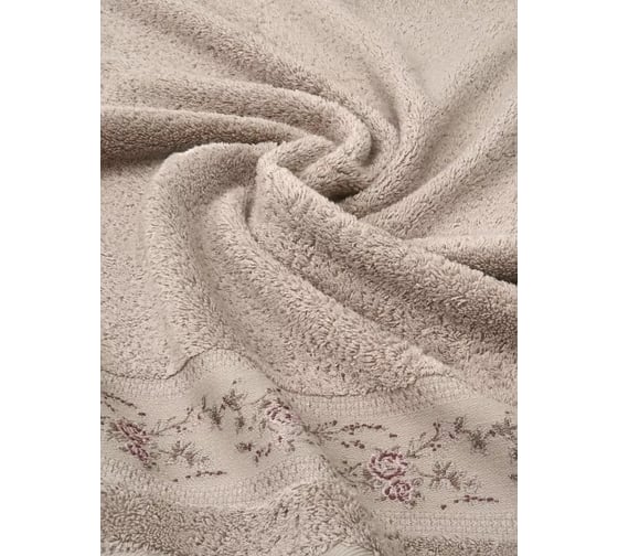 Полотенце Arya Home Arya Betsy бамбуковое, 50x90 см, Темно-бежевый 8680943225948