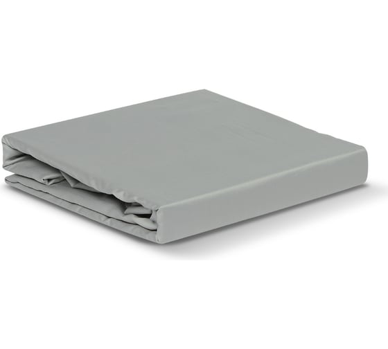 Простыня Tkano из сатина светло-серого цвета из коллекции Essential, 240x270 см TK19-SH0002 1