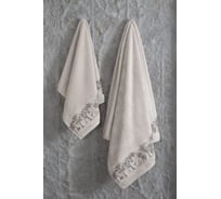 Полотенце Arya Home Arya Palm бамбуковое, 50x90 см, Пудра 8680943232960
