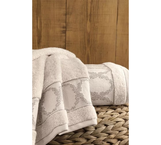 Полотенце Arya Home Arya Rita бамбуковое, 70x140 см, Пудра 8680943233059
