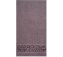 Полотенце Arya Home Arya Liber бархат, 70x140 см, Темно-Бежевый 8680943037527