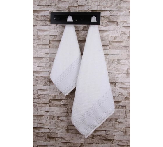 Полотенце Arya Home Arya Fly жаккард, 70x140 см Белый 8680943212627 1