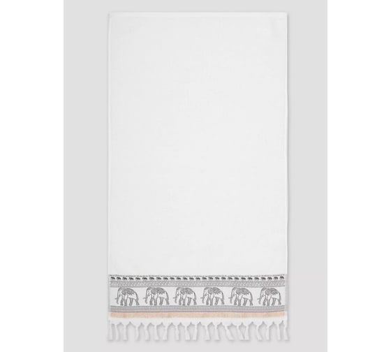 Полотенце Arya Home Arya Luck жаккард, с бахромой, 50x90 см 8680943090393 1