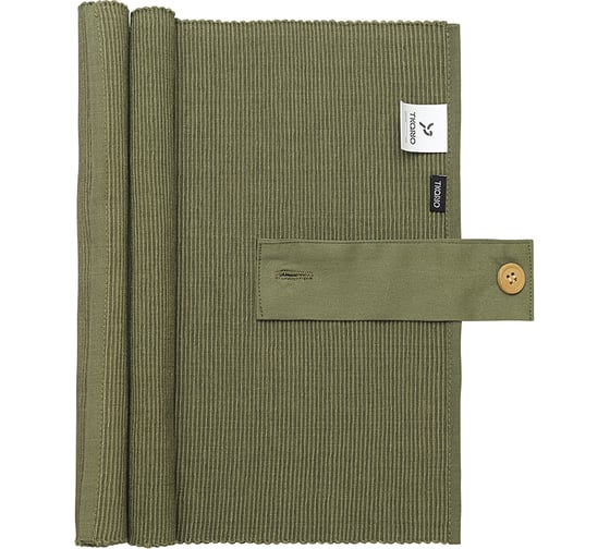 Набор салфеток под приборы Tkano оливкового цвета из коллекции Essential, 35x45 см TK24-PS0002