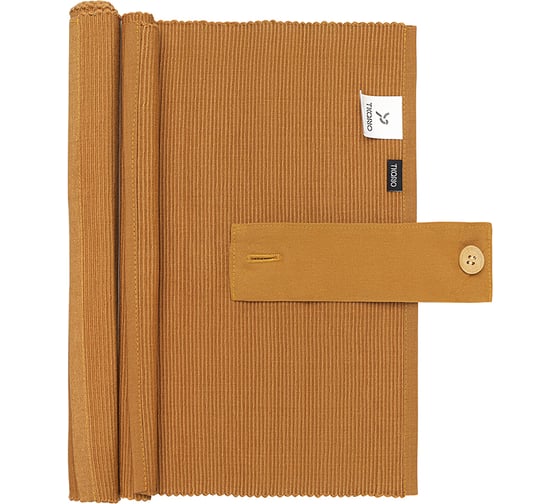 Набор салфеток под приборы Tkano цвета карри из коллекции Essential, 35x45 см TK24-PS0001