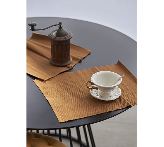 Набор салфеток под приборы Tkano цвета карри из коллекции Essential, 35x45 см TK24-PS0001