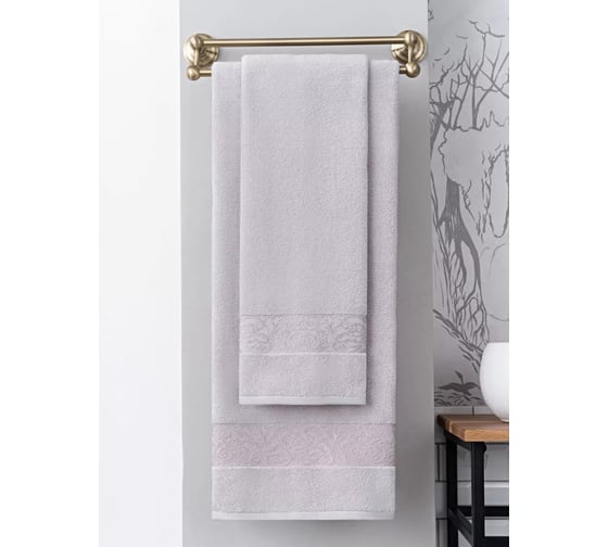 Полотенце Arya Home Arya Jewel микро коттон, 30x50 см, Серый 8680943028433