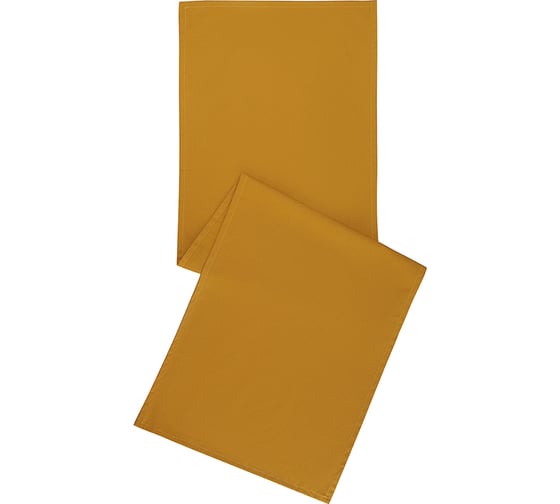 Дорожка на стол Tkano из хлопка цвета карри из коллекции Essential, 45x150 см TK24-TR0001