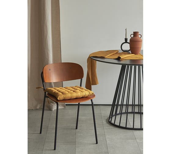 Дорожка на стол Tkano из хлопка цвета карри из коллекции Essential, 45x150 см TK24-TR0001