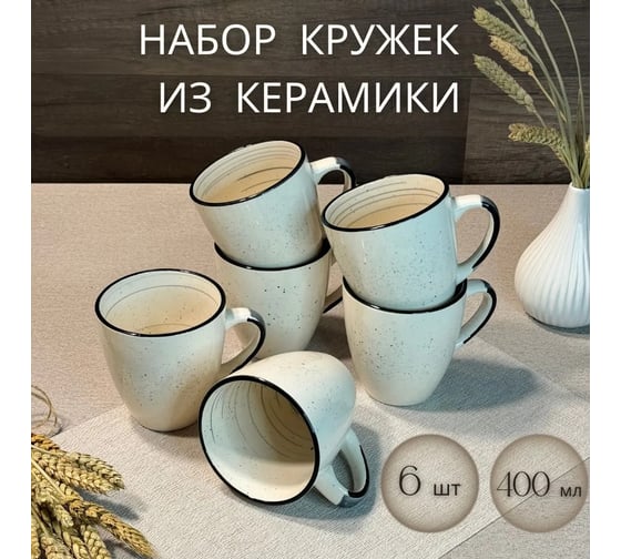 Кружка Elrington ФЬЮЖЕН ХИОНА 400 мл, упаковка гофрокороб, 6 шт. 225-27019