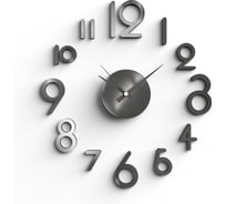 Настенные часы Kleber на клейкой ленте, 35 см, черный KLE-CL207