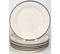 Тарелка мелкая Elrington ФЬЮЖЕН ГАЛАТЕЯ 190 мм, с бортом, упаковка гофрокороб, 6 шт. 225-27004