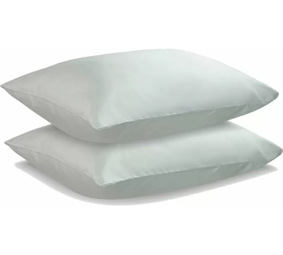 Набор из двух наволочек из сатина мятного цвета из коллекции Wild Tkano 50x70 см TK20-PC0010