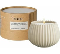 Свеча ароматическая Vetiver & Black cypress из коллекции Edge Tkano бежевый, 30 ч TK23-ARO0017
