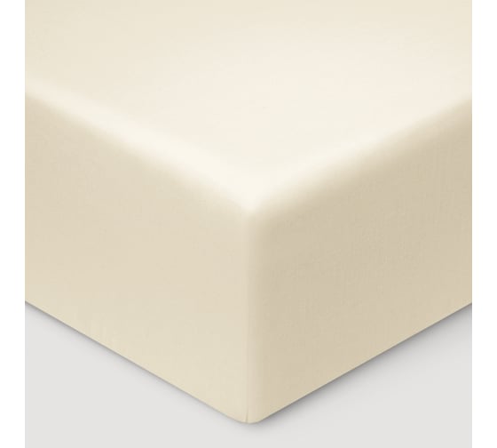 Простыня натяжная на резинке Ecotex Моноспейс сатин/хлопок, 140x200x23 ПРСС14/валильная 1
