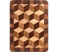 Разделочная торцевая доска SPWOOD дуб/орех/клен/термобук spwood4