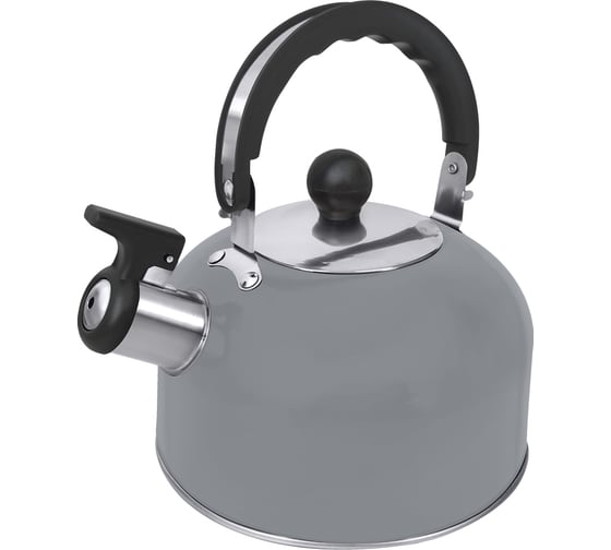 Чайник со свистком HOME ELEMENT HE-WK1602 светло-серый матовый 41987 1