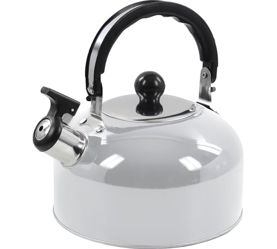 Чайник со свистком HOME ELEMENT HE-WK1602 белый жемчуг 38635
