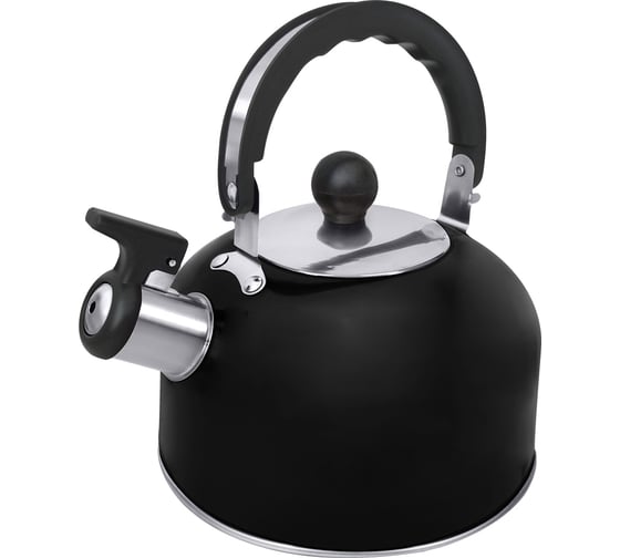 Чайник со свистком HOME ELEMENT HE-WK1603B черный матовый 41997 1