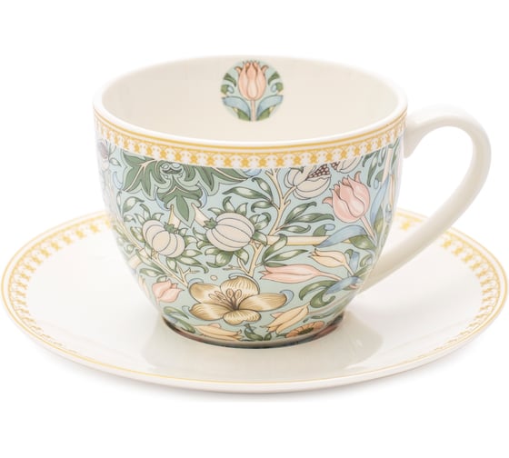 Чайная пара FIORETTA FLOWERS 260 мл TDS584 1