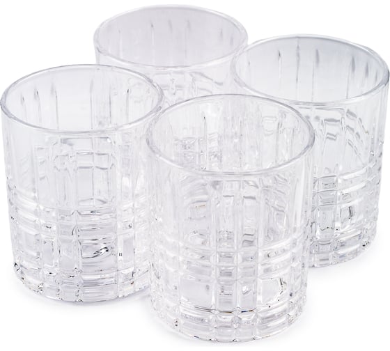 Набор из 4-х крутящихся стаканов для виски GLASSERIE SPIN N'SWIRL 285 мл GL013 1