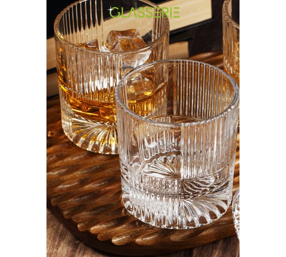 Набор из 4-х стаканов для виски GLASSERIE DANDY 290 мл GL015