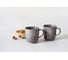 Глиняный набор посуды Arya Home Arya Stoneware 2 предмета, 9,0x9,6x5,0 см, серый 8680943229892 1