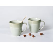Глиняный набор кружек Arya Home Arya Terra Cotta 2 предмета, 10,0x10,6x5,4 см, мятный 8680943230027