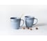 Глиняный набор кружек Arya Home Arya Terra Cotta 2 предмета, 10,0x10,6x5,4 см, синий 8680943230058 1