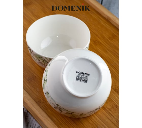 Салатник DOMENIK GREEN LEAFS 13 см DMD079