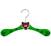 Детская деревянная вешалка Рыжий кот  Медвежонок KW-1 светло-зеленая 311363