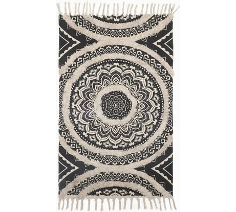 Ковер Этель Mandala 60x90 ± 3 см, 1000 г/м2, 100% хлопок 10105369