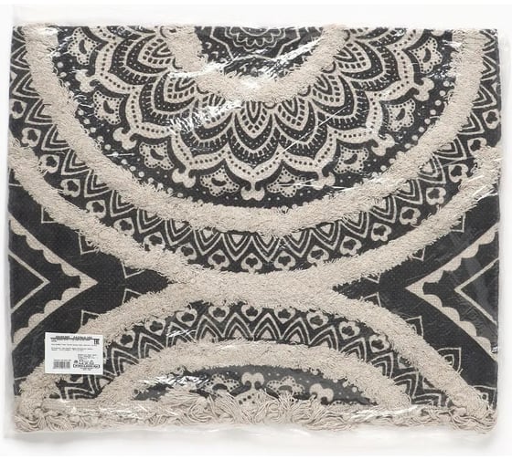 Ковер Этель Mandala 60x90 ± 3 см, 1000 г/м2, 100% хлопок 10105369
