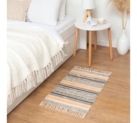 Ковер Этель Ethnic morning 50x80 ± 3 см, 500 г/м2, 100% хлопок 7647762