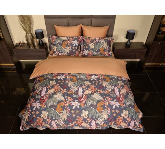 Постельное белье Arya Home Arya Exclusive сатин, 2-спальное, 200x220 Rosari 8680943103642