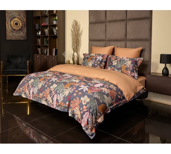 Постельное белье Arya Home Arya Exclusive сатин, 2-спальное, 200x220 Rosari 8680943103642