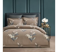 Постельное белье Arya Home Arya Exclusive, 2-спальное, 200x220 Dior Коричневый, серый 8680943103659