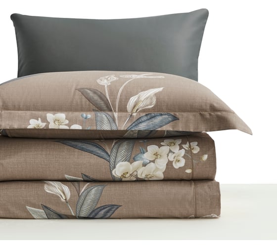 Постельное белье Arya Home Arya Exclusive, 2-спальное, 200x220 Dior Коричневый, серый 8680943103659