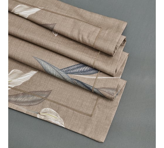 Постельное белье Arya Home Arya Exclusive, 2-спальное, 200x220 Dior Коричневый, серый 8680943103659