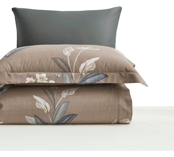 Постельное белье Arya Home Arya Exclusive, 2-спальное, 200x220 Dior Коричневый, серый 8680943103659