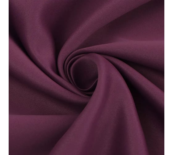 Портьерная штора Этель 250x265 см, винный, блэкаут, 240 г/м2 10339914