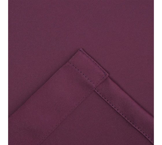 Портьерная штора Этель 250x265 см, винный, блэкаут, 240 г/м2 10339914