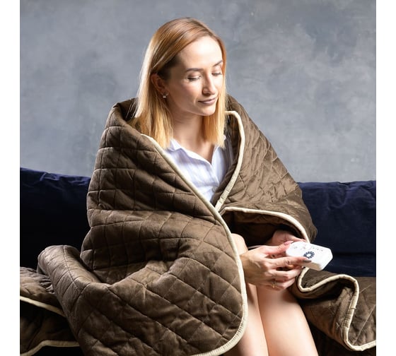 Плюшевое электроодеяло EcoSapiens Teddy 150х180 см S282
