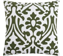 Декоративная наволочка Этель 40x40 см, Monograms green, 100% хлопок 5084365