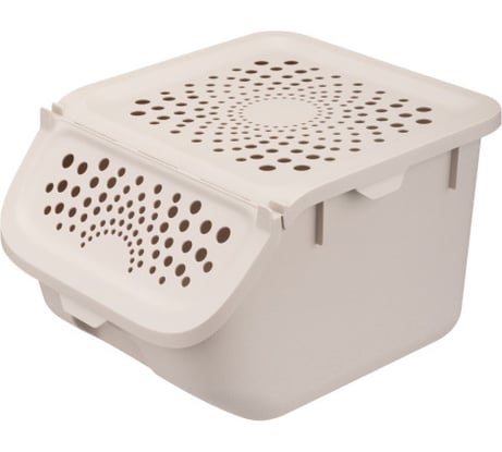 Контейнер для овощей Phibo 7,8 л, 275x240x175 мм, Светло-бежевый 434293034